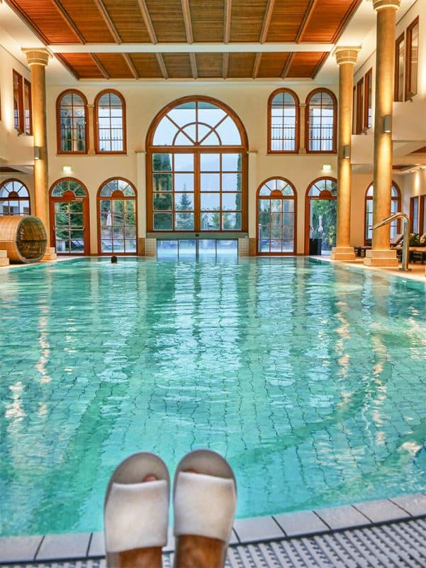 13 melhores hotéis spa luxuosos na Áustria O spa do A-ROSA Kitzbühel
