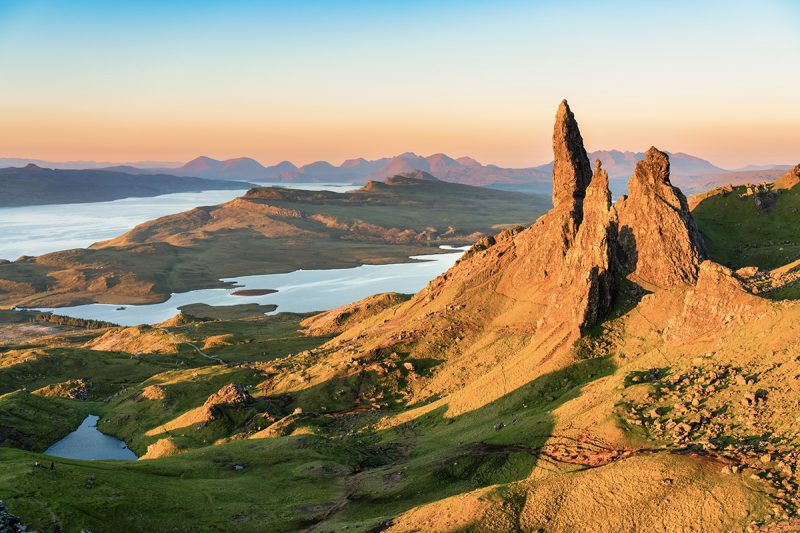 O Velho de Storr na Ilha de Skye, Escócia