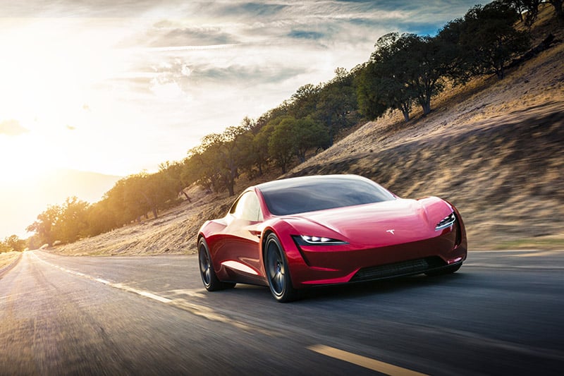 Um Tesla Roadster