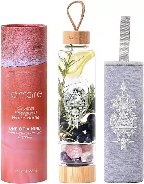 17 presentes de luxo para a mulher que não quer nada Garrafa de água com infusão de cristal