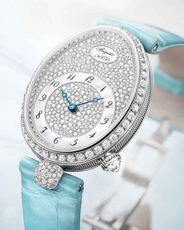 14 marcas de relógios mais luxuosas em 2024 Relógio feminino Breguet Reine de Nápoles