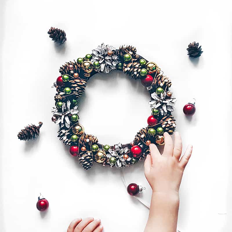 Guirlanda de Natal faça você mesmo