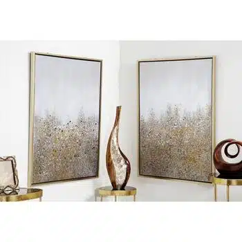 20 ótimos presentes de luxo para casa Conjunto de duas pinturas em tela de luxo